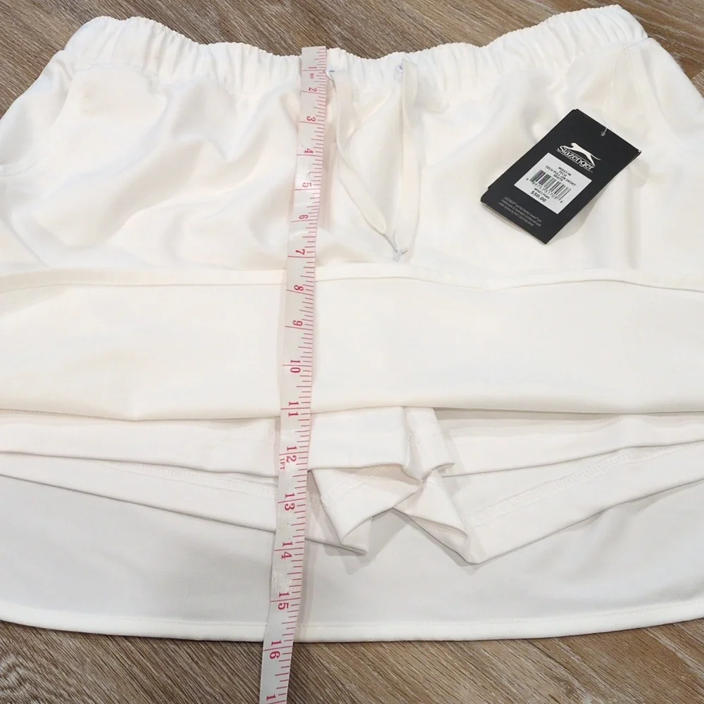 β€οΈποΈββοΈNWT Slazenger Women's White Golf Skort size Medium β€οΈποΈββοΈ WOW!!β€οΈποΈβ - Picture 9 of 10
